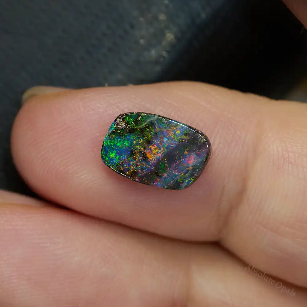 2.02 cts Boulder Opal Cut Stone Boulder Opal