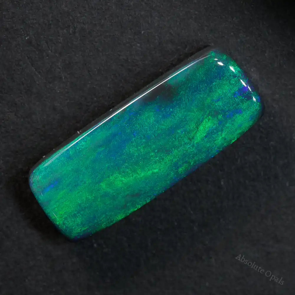 2.13 cts Black Opal Lightning Ridge Solid Cut Stone Black Opal