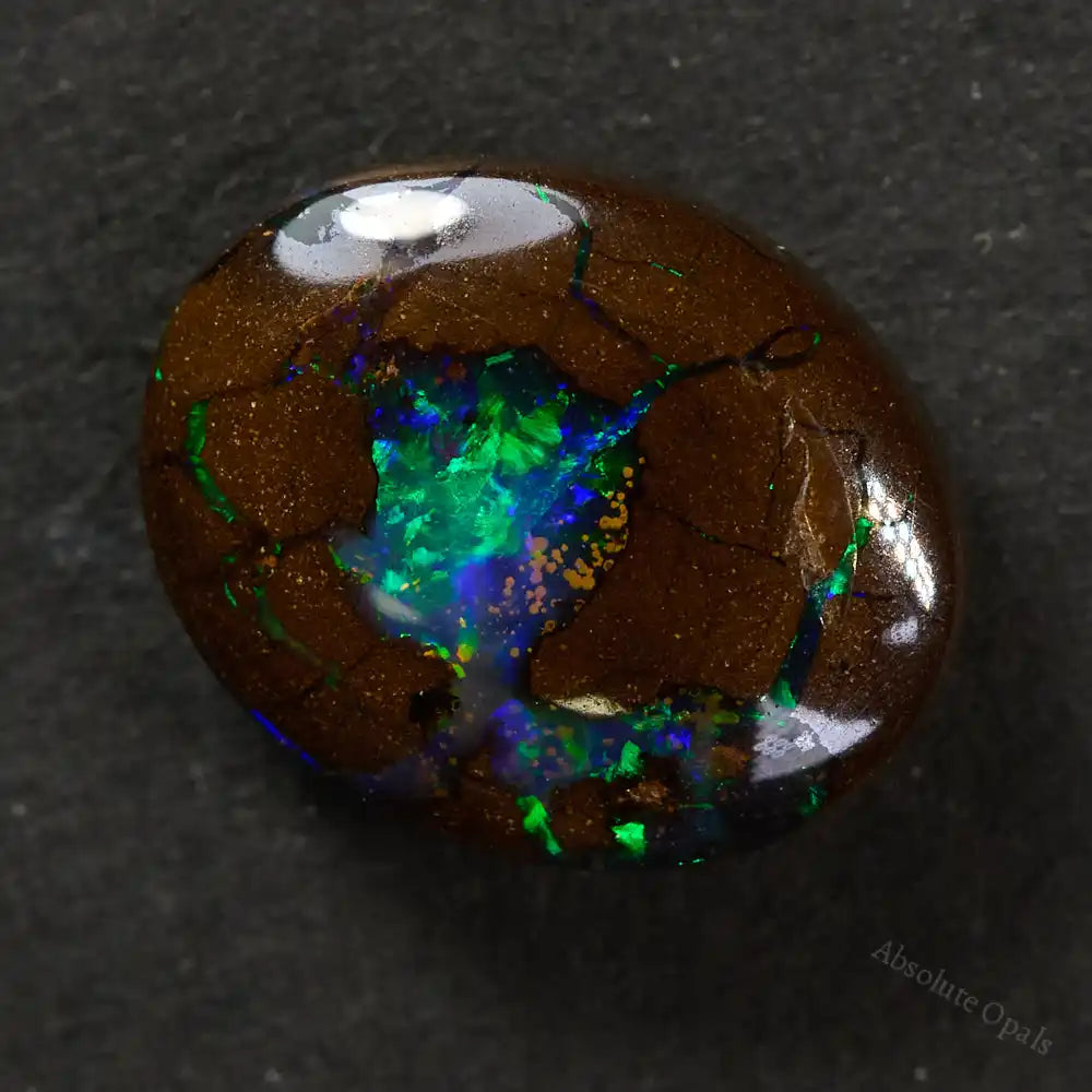 2.22 cts Boulder Opal Cut Stone Boulder Opal