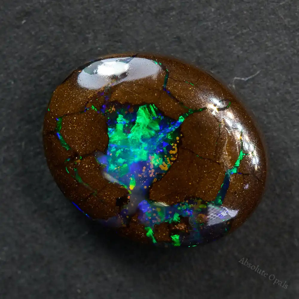 2.22 cts Boulder Opal Cut Stone Boulder Opal