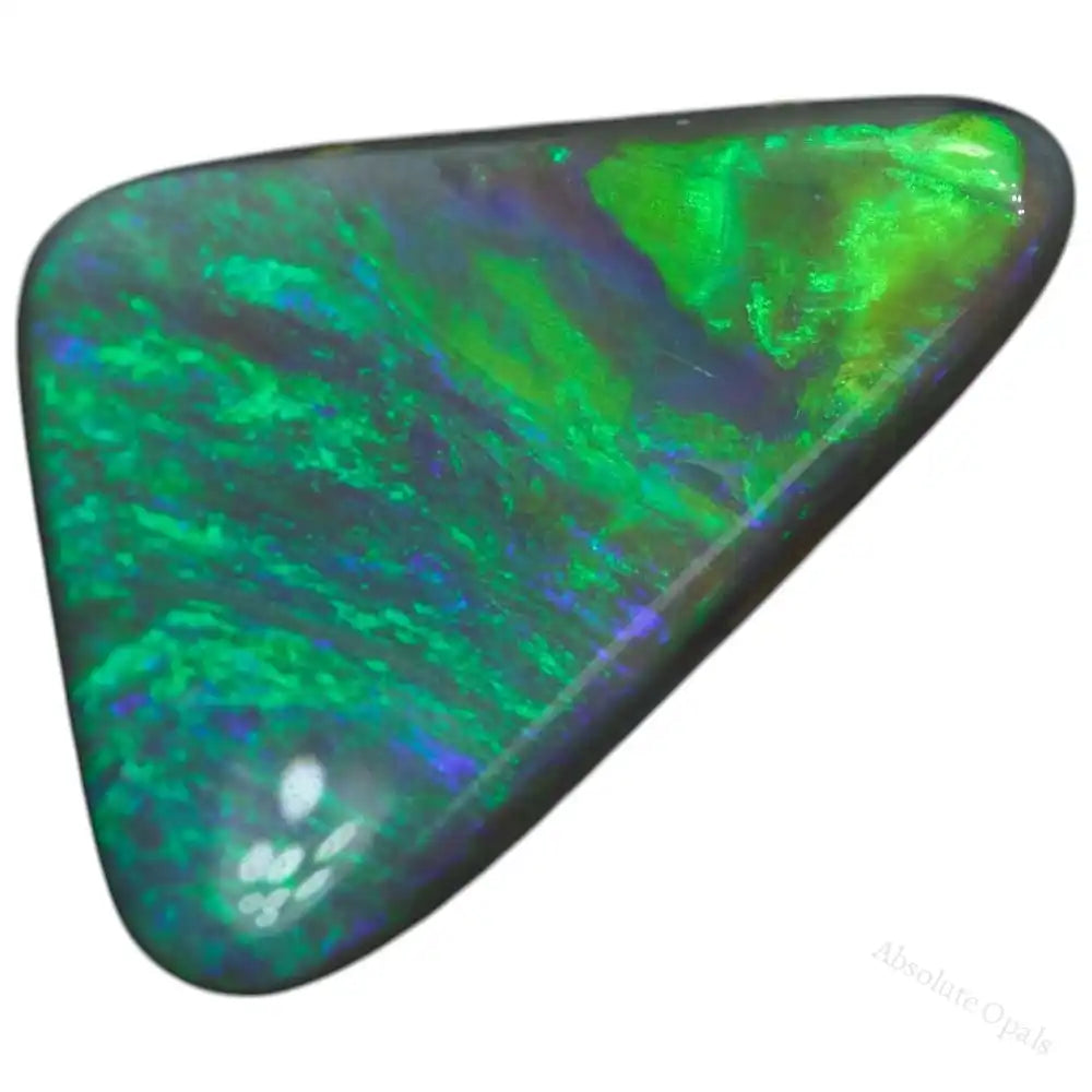 Green Dark Opal Solid Stone from Lightning Ridge – Genuine Australian opal with deep body tone and vibrant green play of color. Perfect for high-end jewelry or collectors.