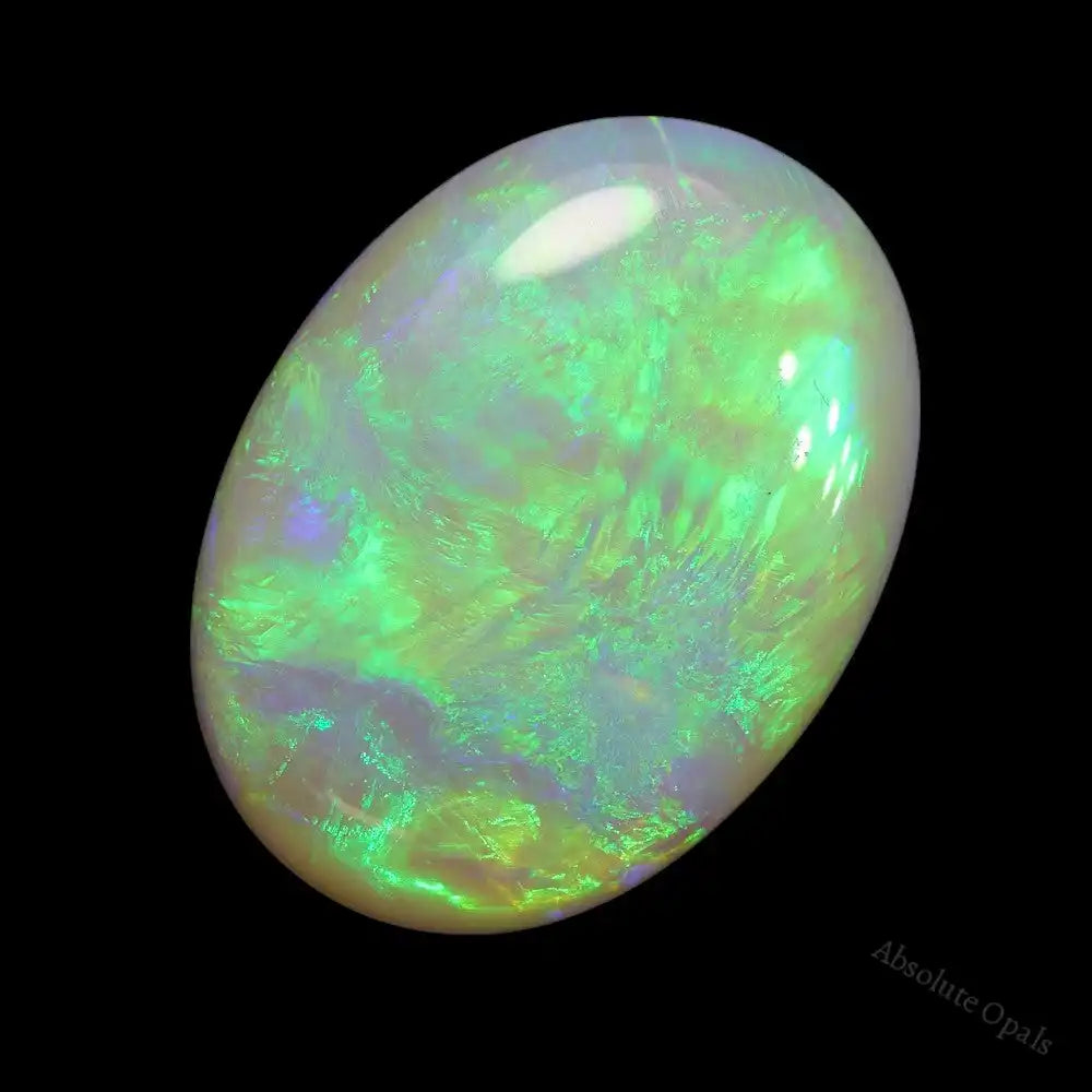 2.43 cts Solid Opal Lightning Ridge Stone Light Opal