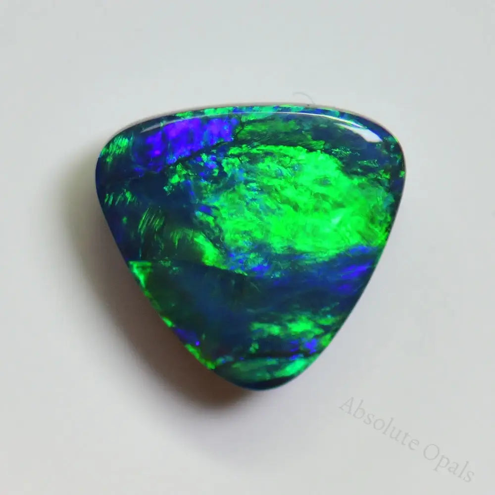 2.56 Cts Australian Black Opal Solid Lightning Ridge Cmr
