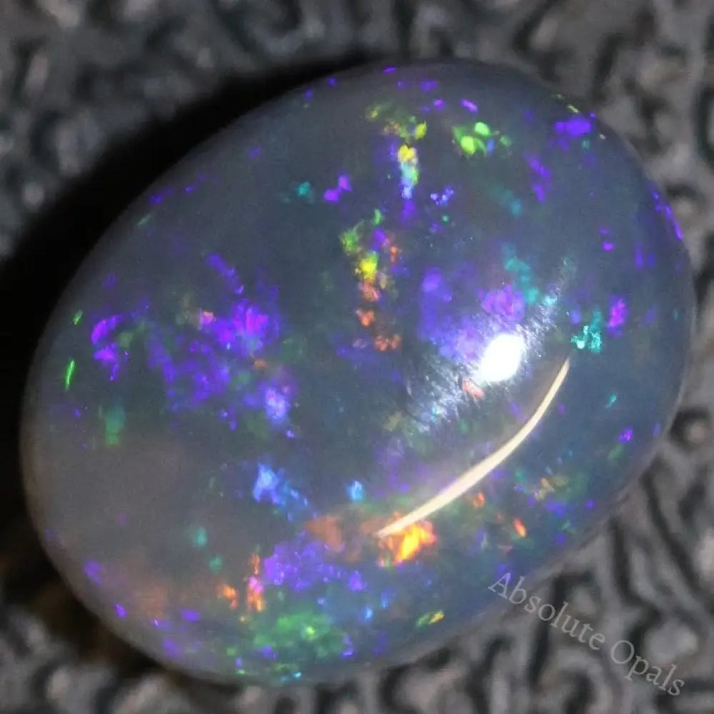 cts Australian Black Crystal Opal Lightning Ridge, Solid Gem