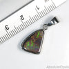 Australian Boulder Opal with Silver Pendant
