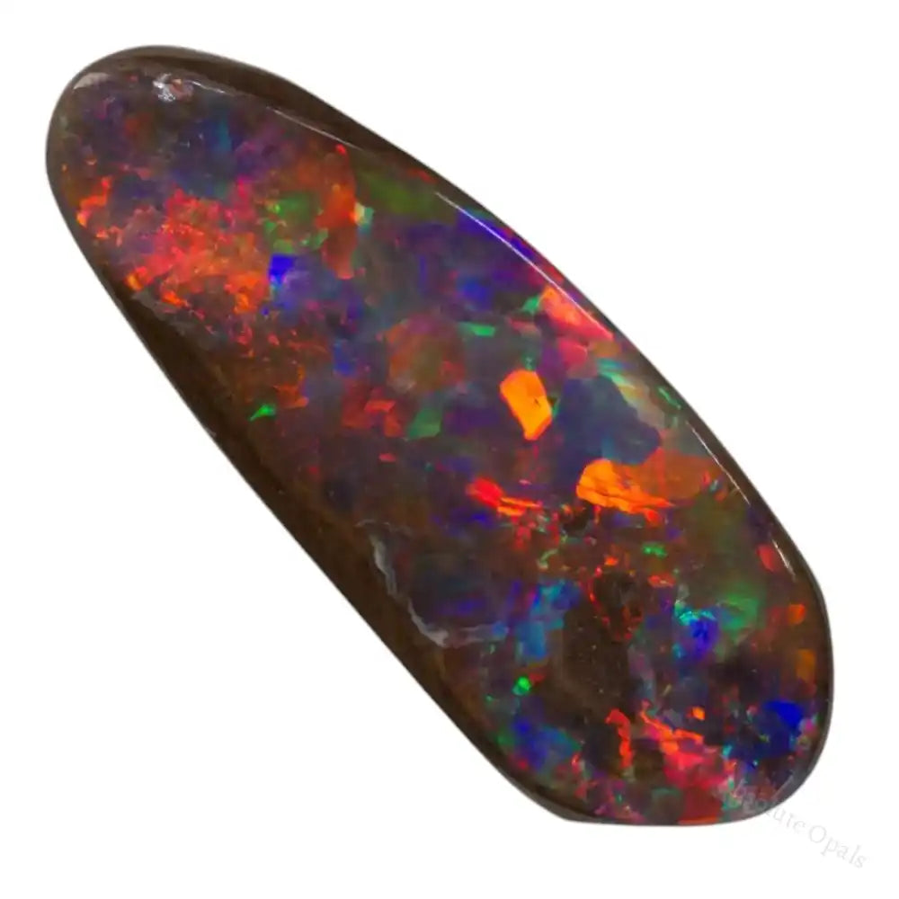 red boulder opal