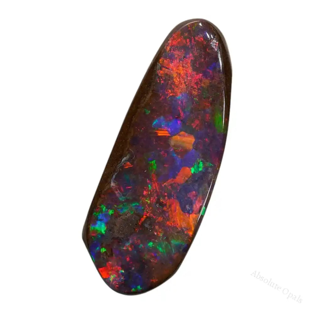 red boulder opal