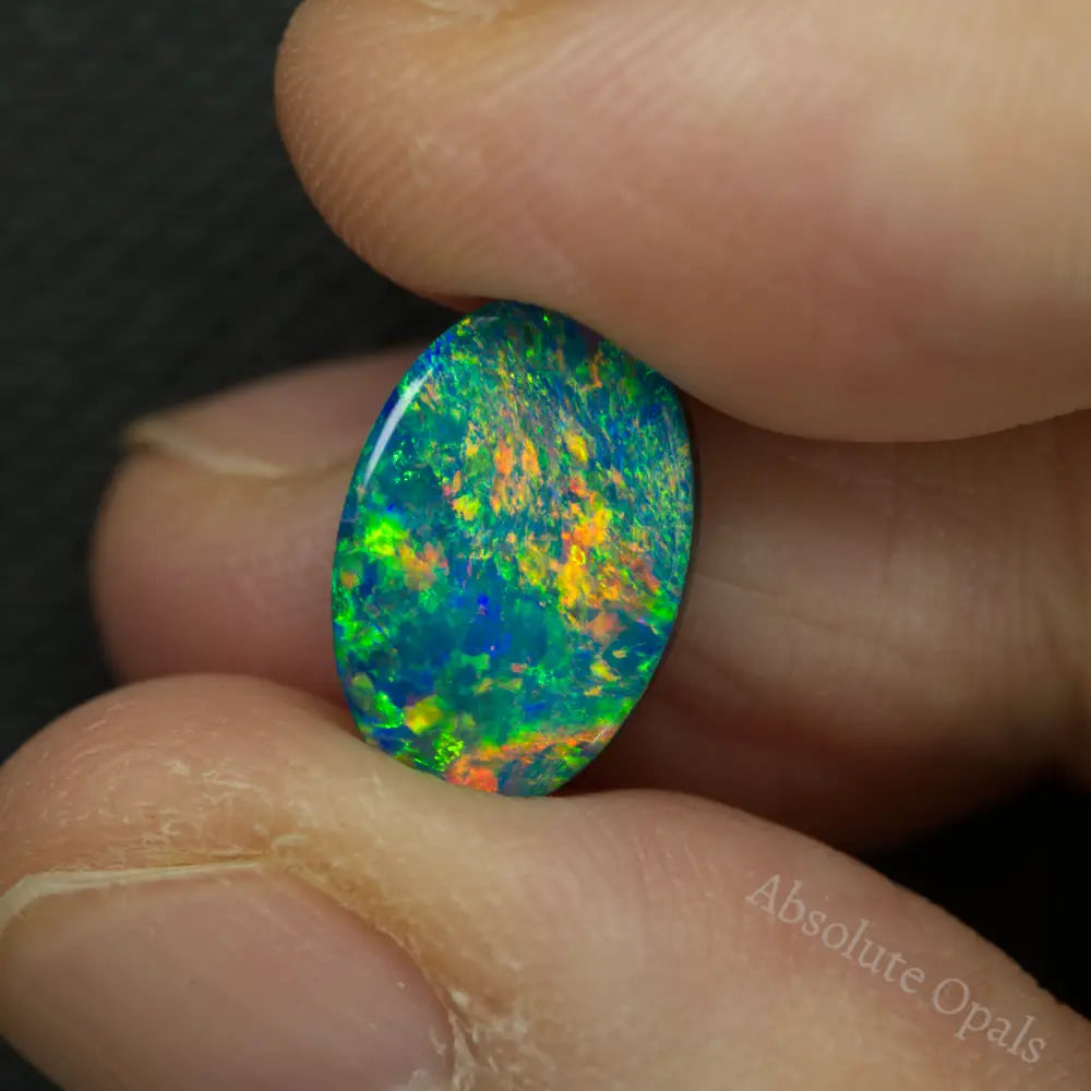 loose gemstone opal doublet 