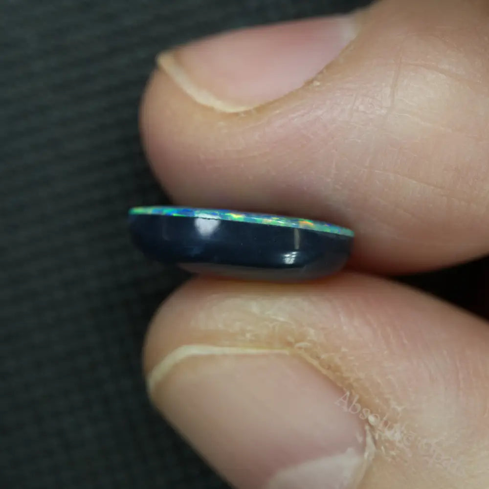 2.80 Cts Australian Opal Doublet Stone Lightning Ridge