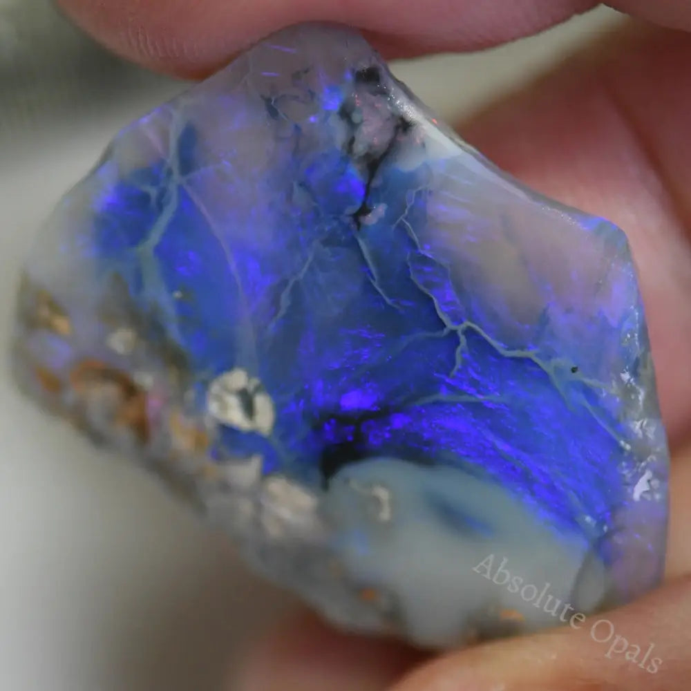 20.7 Cts Australian Rough Opal Lightning Ridge Single