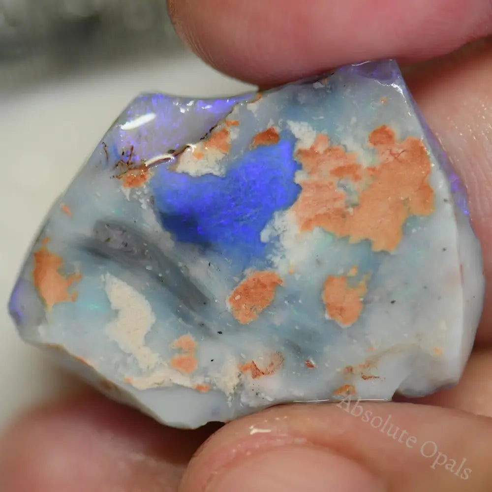 20.7 Cts Australian Rough Opal Lightning Ridge Single