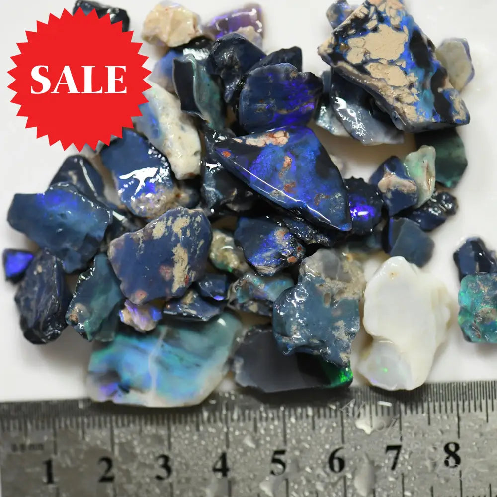 209 Cts Australian Rough Opal Parcel Lightning Ridge - Potch And Colour Cmr