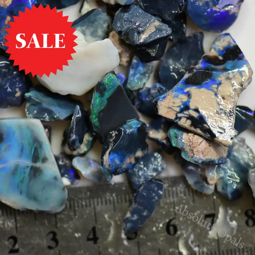209 Cts Australian Rough Opal Parcel Lightning Ridge - Potch And Colour Cmr