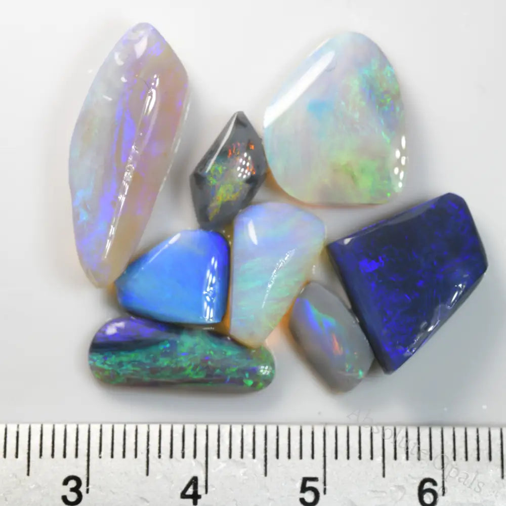 Rough Black Opal Rubs Parcel Lightning Ridge