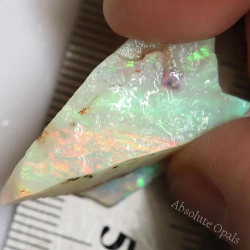 21.75 Cts Australian Semi-Black Opal Rough For Carving Lightning Ridge