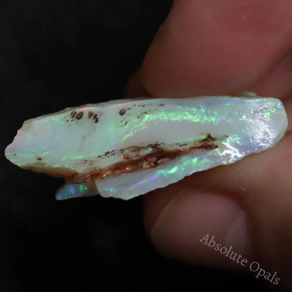 21.75 Cts Australian Semi-Black Opal Rough For Carving Lightning Ridge