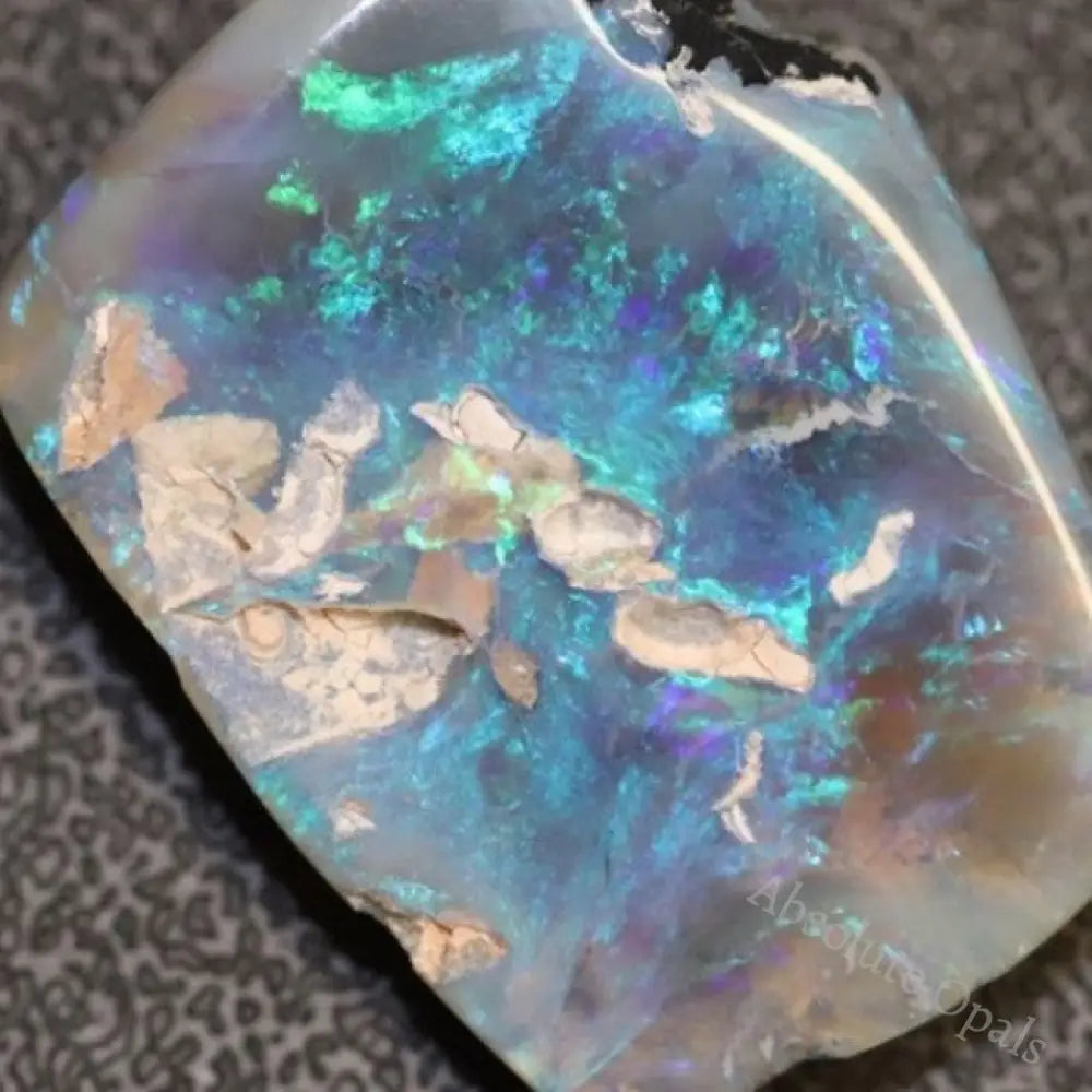 21.8 Cts Australian Opal Rough Lightning Ridge Polished Specimen