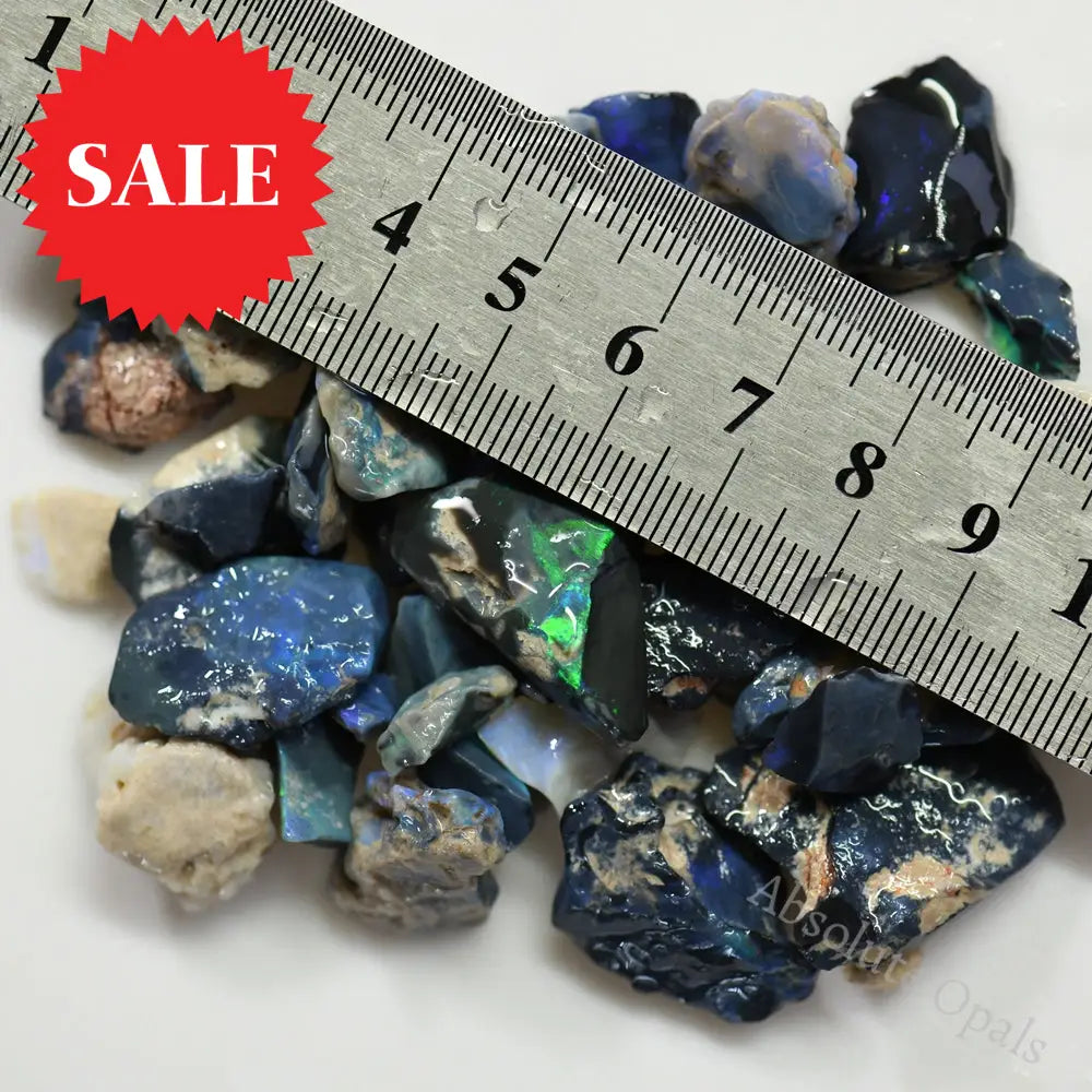 219 Cts Australian Rough Opal Parcel Lightning Ridge - Potch And Colour Cmr