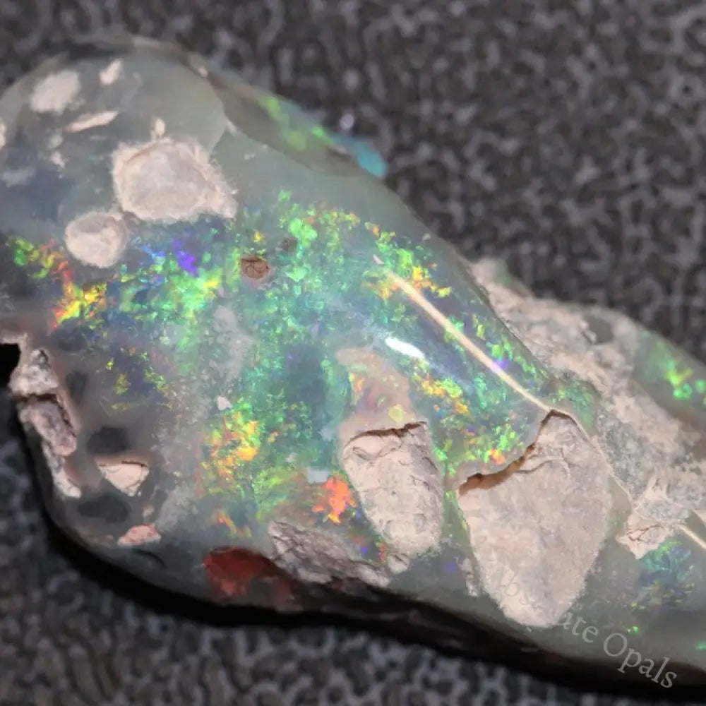 22.1 Cts Australian Opal Rough Lightning Ridge Polished Specimen Solid