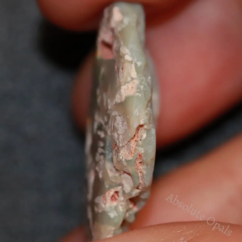22.75 Cts Australian Opal Rough Lightning Ridge Polished Specimen Solid