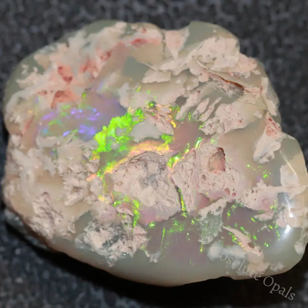 22.75 Cts Australian Opal Rough Lightning Ridge Polished Specimen Solid