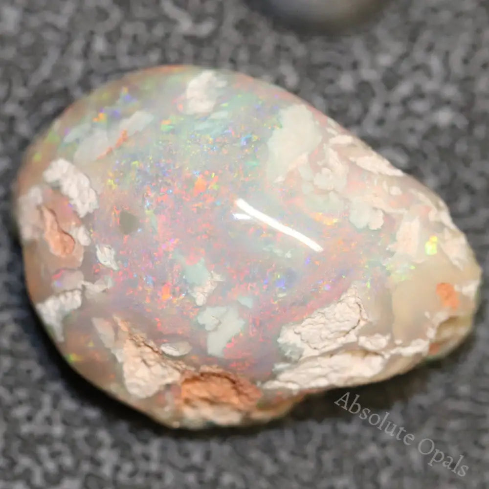 22 Cts Australian Opal Rough Lightning Ridge Polished Specimen Solid