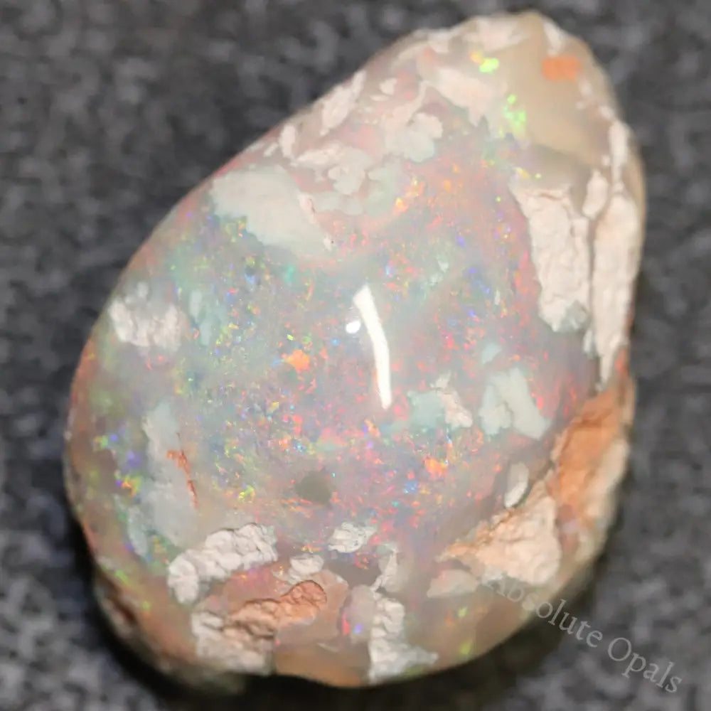 22 Cts Australian Opal Rough Lightning Ridge Polished Specimen Solid