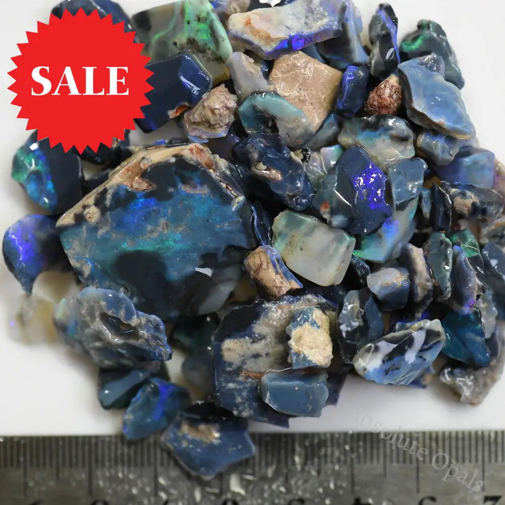 Australian Rough Opal Parcel, Lightning Ridge - Potch and Colour