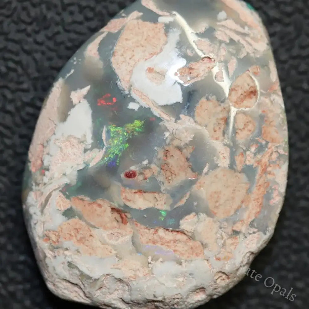 23.0 Cts Australian Semi Black Opal Rough Lightning Ridge Polished Specimen