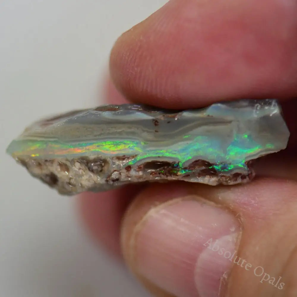 black rough opal