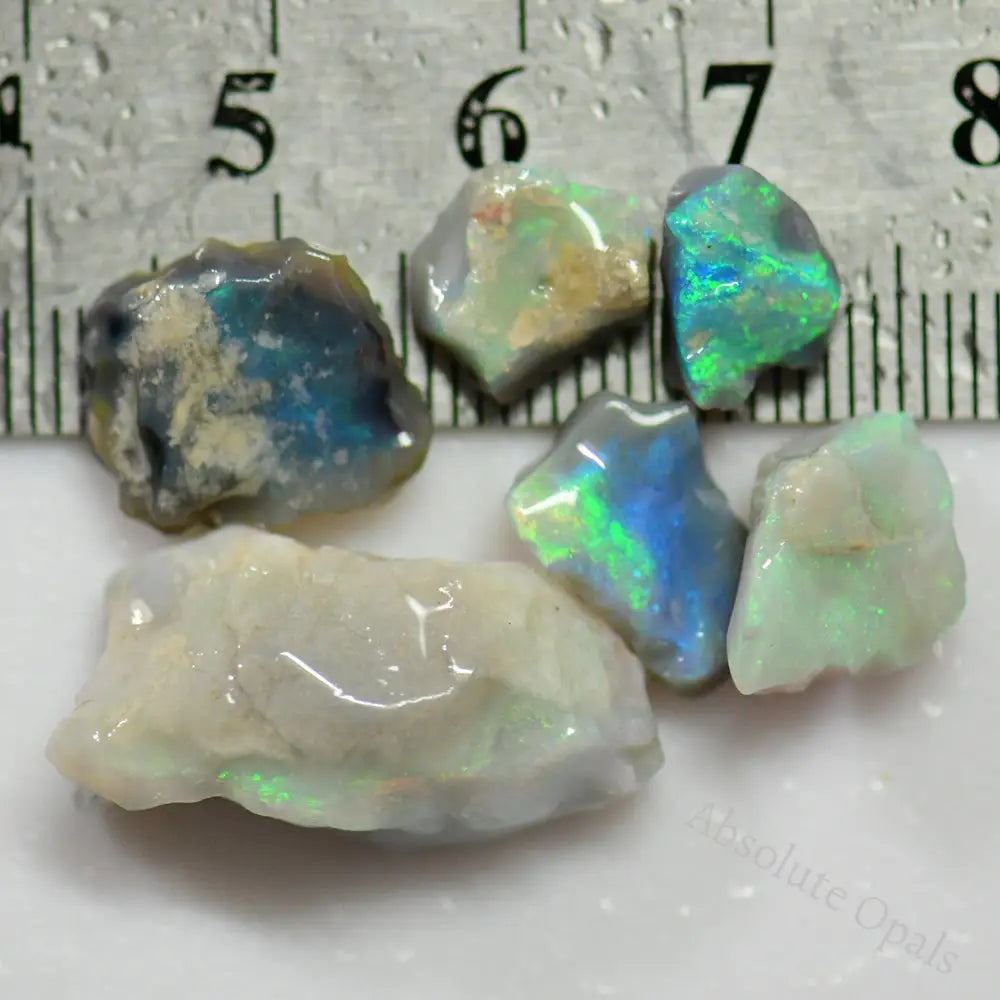 23.9 Cts Australian Rough Opal Parcel Lightning Ridge