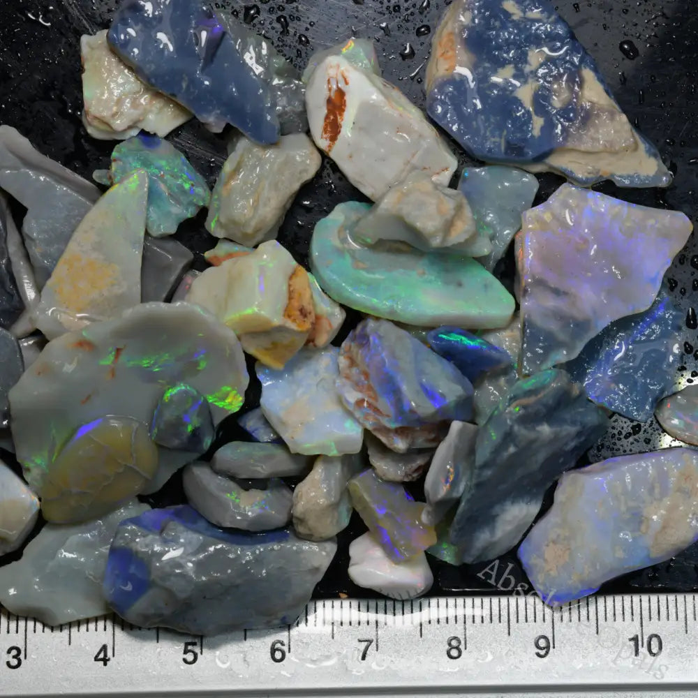 Lightning Ridge Rough Opals 239 cts Rough Opal Parcel Lightning Ridge - Potch and Colour - Absolute ...