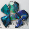 24.2 cts Rough Black Opal Rubs Parcel Lightning Ridge CMR Rough Opal