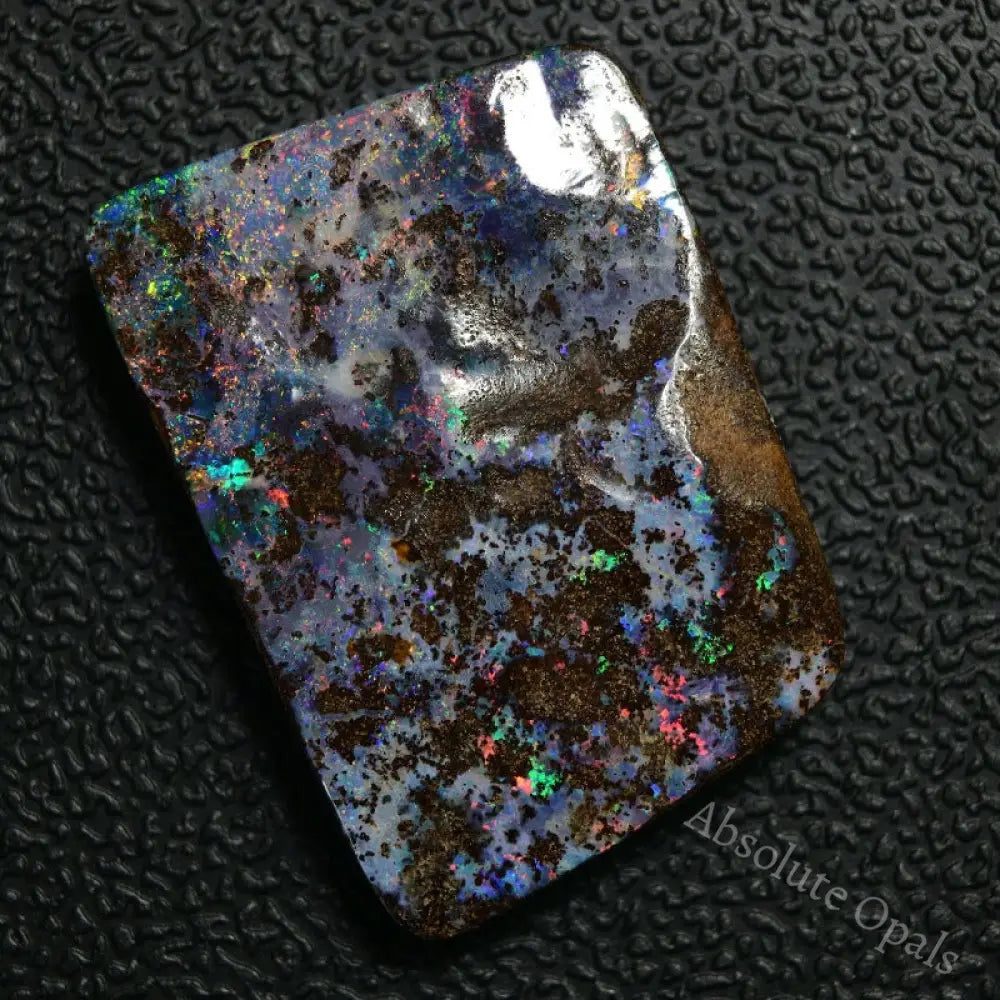 24.5 Cts Australian Boulder Opal Cut Stone