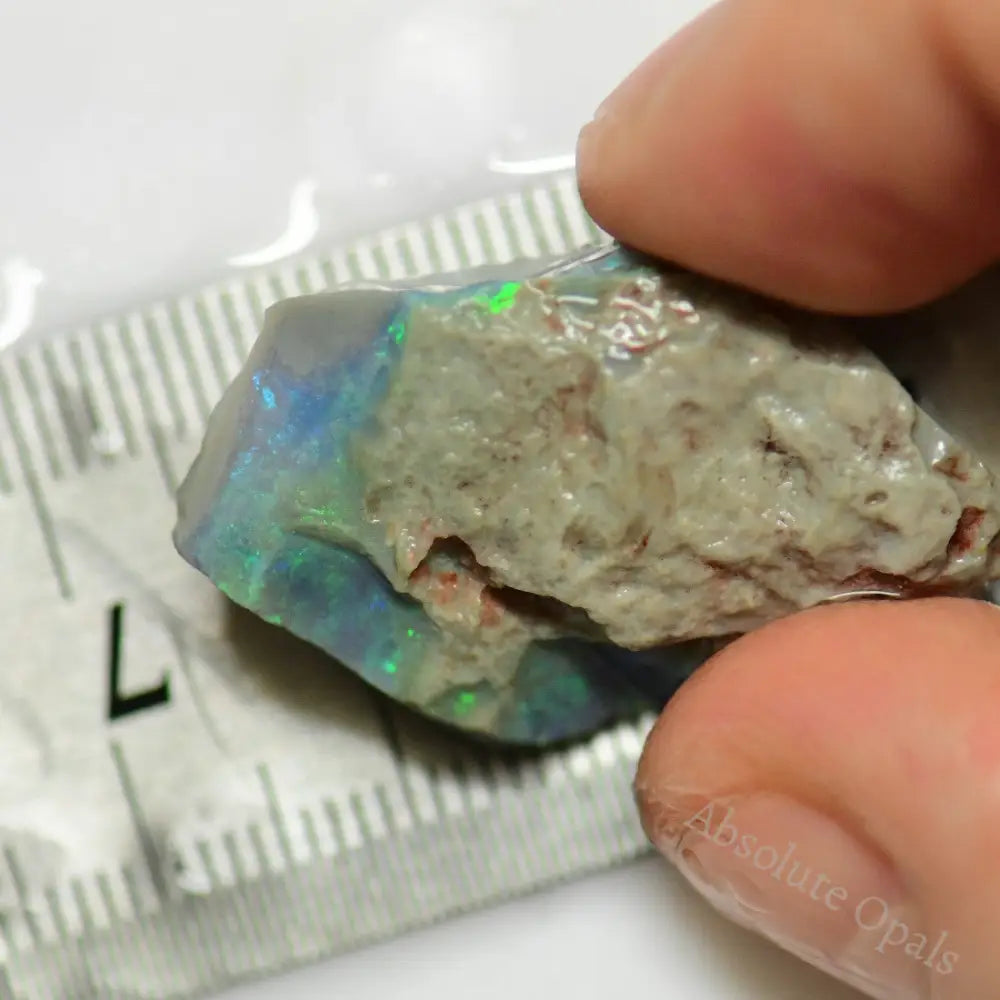 24.75 Cts Australian Rough Opal Lightning Ridge
