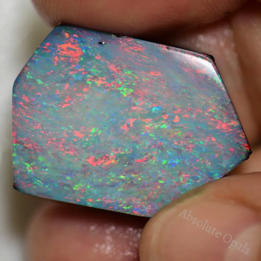 26.0 Cts Australian Opal Doublet Stone Rough Rub Lightning Ridge