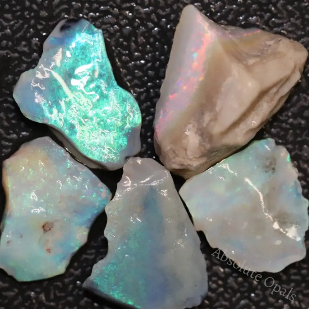 Australian Solid Semi Black Opal Rough, Lightning Ridge Parcel