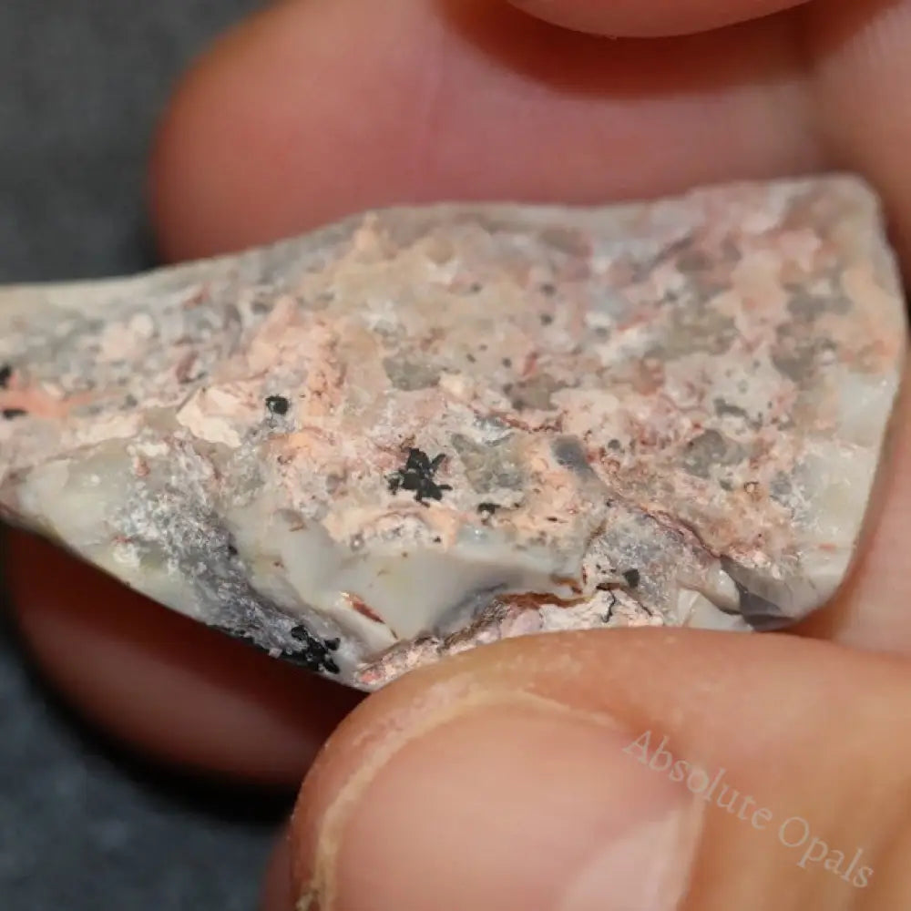 26.7 Cts Australian Opal Rough Lightning Ridge Polished Specimen Solid