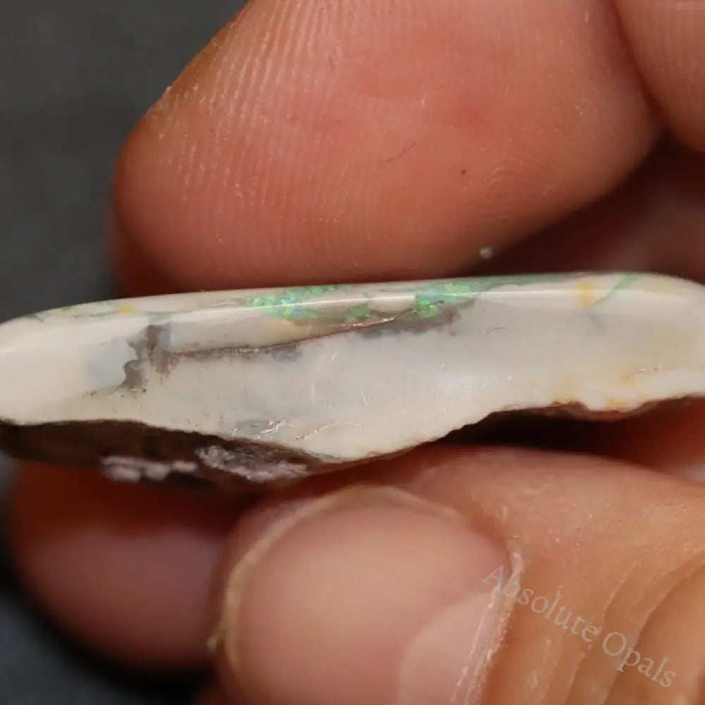 26.7 Cts Australian Opal Rough Lightning Ridge Polished Specimen Solid