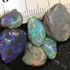 26.85 Cts Australian Solid Black Opal Rough Lightning Ridge Parcel