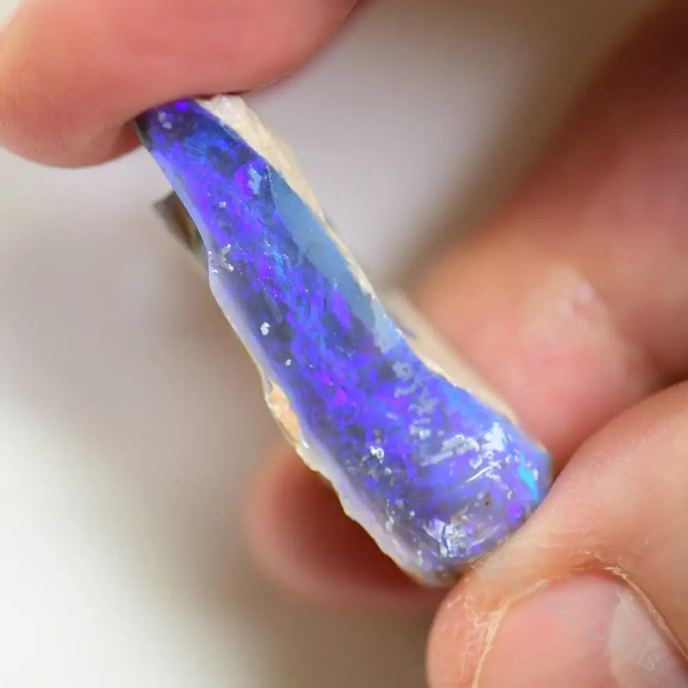 27 Cts Australian Rough Opal Lightning Ridge Single