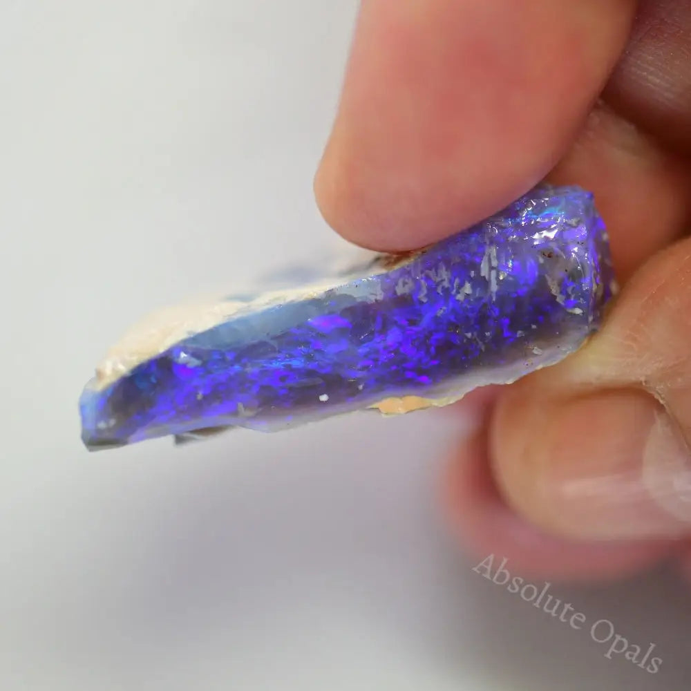 27 Cts Australian Rough Opal Lightning Ridge Single