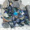 278 cts Rough Black Opal Parcel Lightning Ridge - Potch and Colour CMR Rough Opal