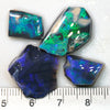 28.05 cts Rough Black Opal Rubs Parcel Lightning Ridge CMR Rough Opal