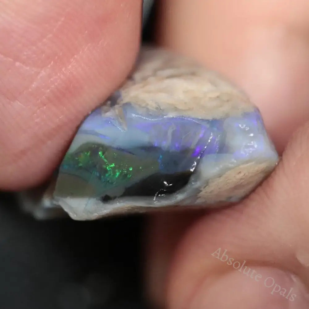28.40 Cts Australian Lightning Ridge Opal Rough For Carving