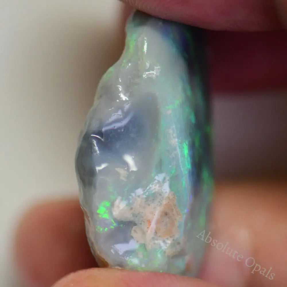 28 Cts Australian Rough Opal Lightning Ridge Single