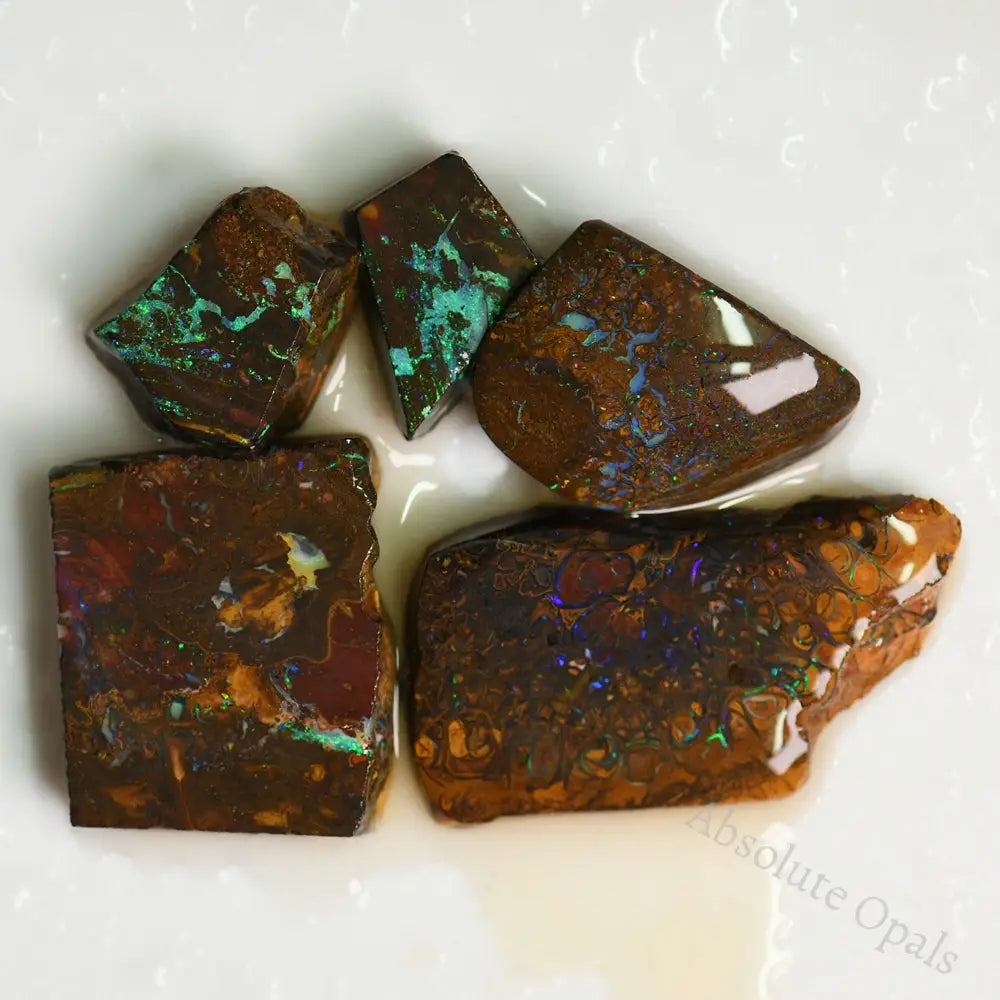 280 Cts Australian Boulder Opal Rough Parcel