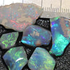 29.05 Cts Australian Black Opal Rough Rubs Lightning Ridge Parcel