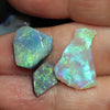 29.05 Cts Australian Black Opal Rough Rubs Lightning Ridge Parcel