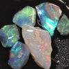 29.05 Cts Australian Black Opal Rough Rubs Lightning Ridge Parcel